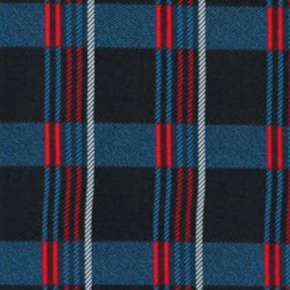 Cotton flannel fabric Check 4x8 cm