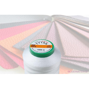 Čalounická šicí nitě TYTAN 60E 1000 m bílé barva 2500