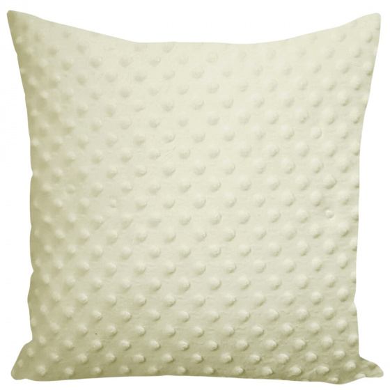 Microplush Pillow Cover 40X40 cm, Color Cream