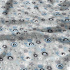 Cotton fabric by the meter. Snails Gray on Gray