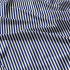 Decorative children's cotton fabrics, by the meter. Dark blue stripes