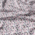 Cotton fabric 100% cotton, 125 g/m², width 160 cm, pink triangles 2 cm