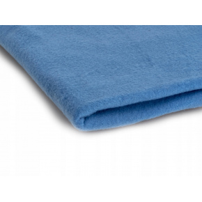 Polar fleece látka 200 g/m², šířka 150 cm, modrý, metráž