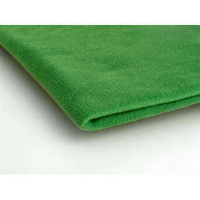 Polar fleece látka 200 g/m², šířka 150 cm, zelený, metráž