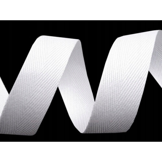 Cotton Bias Tape 10 mm Color White