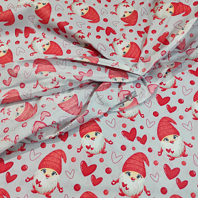 Vánoční bavlněná látka, metráž, šíře 160 cm, Mikuláše Červení na Šedém