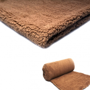 Minky Beránek, 220 g/m², šíře 160 cm, metráž, toffi