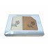 Set of terry towels 2 pcs 70x140 cm, color Beige and Ecru