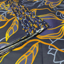Tissu coton au métre motif Hi-tech sur bleu marine