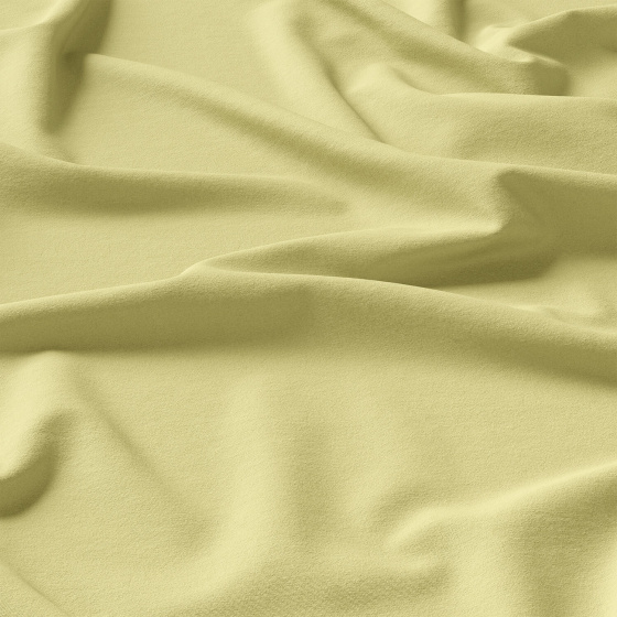 Solid-colored cotton fabric, 125 g/m², width 160 cm, light yellow
