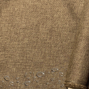 Vodoodpudivá látka Imitace lnu, 220 g/m², šíře 160 cm, camel
