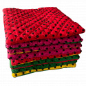 Seat cushion 40x40x2cm Black Dot on Amaranth