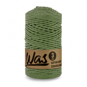 Bavlněná šňůra 3mm, 100m, KHAKI