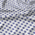 Children's cotton fabric by the meter Starfish Blue on White
