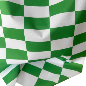 Venkovní látka Pergola (Oxford), 200 g/m², šíře 160 cm, bílo-zelená šachovnice 5x10 cm Venkovní látka Pergola (Oxford), 200 g/m², šíře 160 cm, bílo-zelená šachovnice 5x10 cm