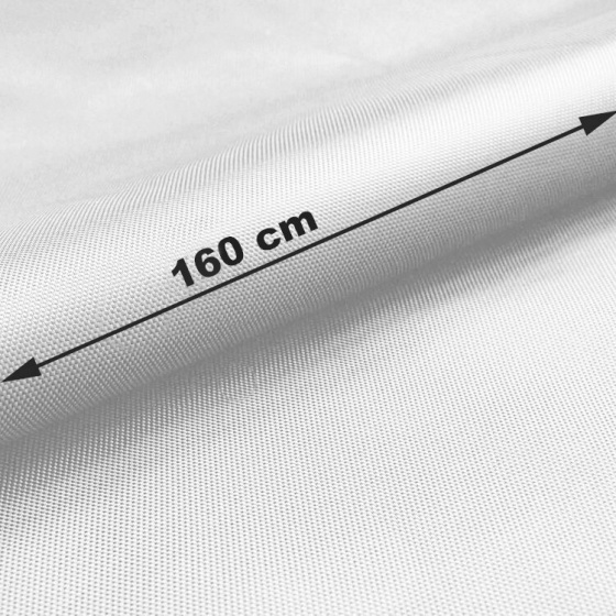 Water-repellent Oxford fabric with Teflon finish, 165 g/m², width 160 cm, white