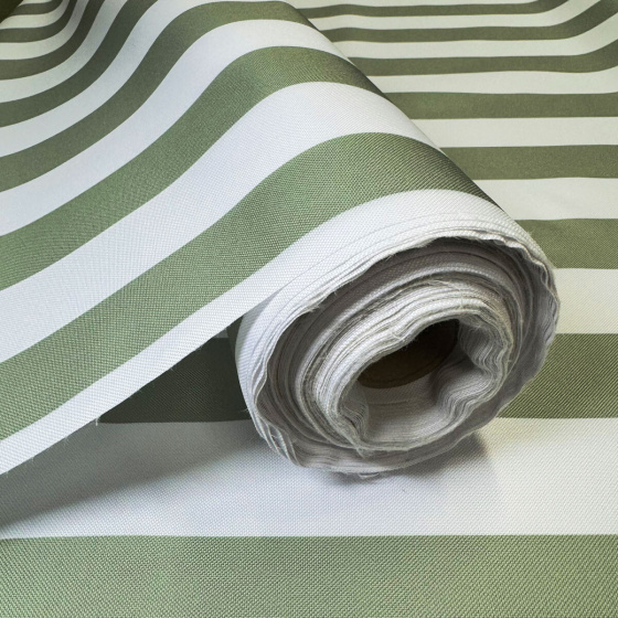 Venkovní látka na zahradní lehátka a houpací sítě barva bílo-šedá, 5 cm