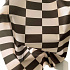 Outdoor fabric Pergola (Oxford), 200 g/m², width 160 cm, beige-chocolate checkerboard 5x10 cm