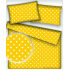 Children's cotton fabric 100% cotton, 125 g/m², width 160 cm, white stars on yellow