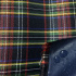 Waterproof fabric Kodura PVC coating 600D, 360 g/m², width 150 cm, blue checkered