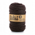 Cotton cord 5mm, 100m, dark brown 350