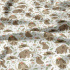 Cotton fabrics, by the meter. Mammoths on the White