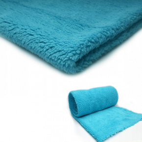 Minky Beránek, 220 g/m², šíře 160 cm, metráž, tyrkys