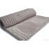 Fabric with stripes, 300 g/m², width 160 cm, by the meter, light gray