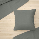 Jednobarevná bavlněná látka, 125 g/m², šíře 160 cm, tmavě šedá