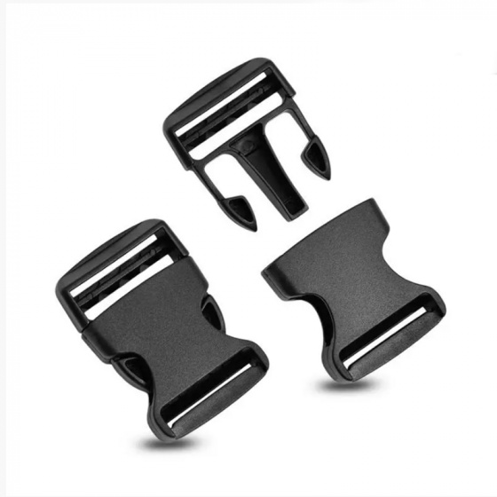 Plastic buckle 40 mm black