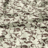 Children's cotton fabric by the meter Oriental Brown on Beige