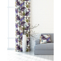 Velvet upholstery fabrics with print, Colorful leaves on White