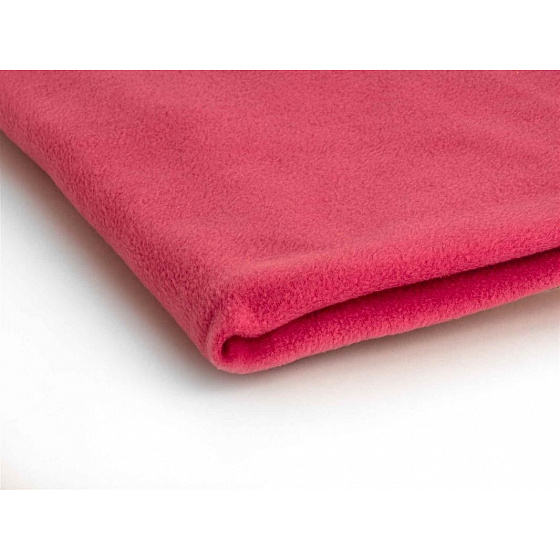 Látka Microfleece barva koralová 1,55 m x 0,33 m