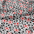 Cotton fabric 100% cotton, 125 g/m², width 160 cm, red football