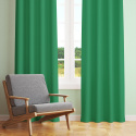 Solid-colored cotton fabric, 125 g/m², width 160 cm, emerald