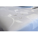 Water-repellent tablecloth Carre, 140x180 cm, color White, stain-resistant