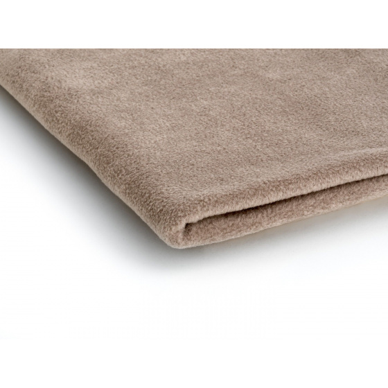 Polar fleece látka 200 g/m², šířka 150 cm, cappuccino, metráž