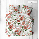 Cotton fabric 100% cotton, 125 g/m², width 160 cm, flowers on white