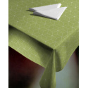 Velvet upholstery fabrics with print, Cubes on Green