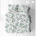Cotton fabric 100% cotton, 125 g/m², width 160 cm, flowers on white