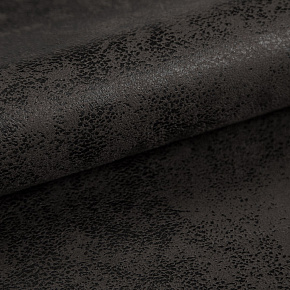 Eco leather Madagascar, soft upholstery material, black, by the meter