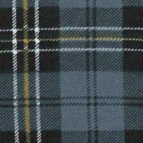 Bavlněná flanelová látka Kostka Šedá 8x8 cm