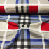 Children's cotton fabrics, by the meter. Large cube, Red