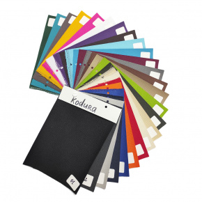 Vzorník voděodolných látek Kodura 600x300, jednobarevná, 15x20 cm