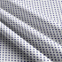 Children's cotton fabrics, by the meter. Dot 4 mm, dark blue on White