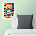 Jednobarevná bavlněná látka, 125 g/m², šíře 160 cm, grafitová