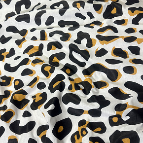 Bavlněná látka 100% bavlna, 125 g/m², šíře 160 cm, leopard