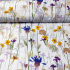 Cotton fabric 100% cotton, 125 g/m², width 160 cm, field on white
