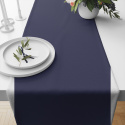 Solid-colored cotton fabric, 125 g/m², width 160 cm, dark blue