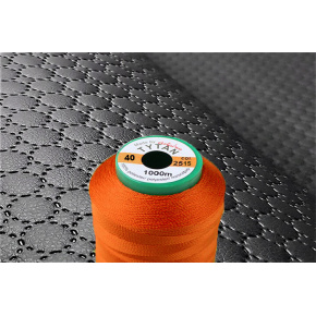 Upholstery sewing thread TYTAN 40 1000 m orange color 2515